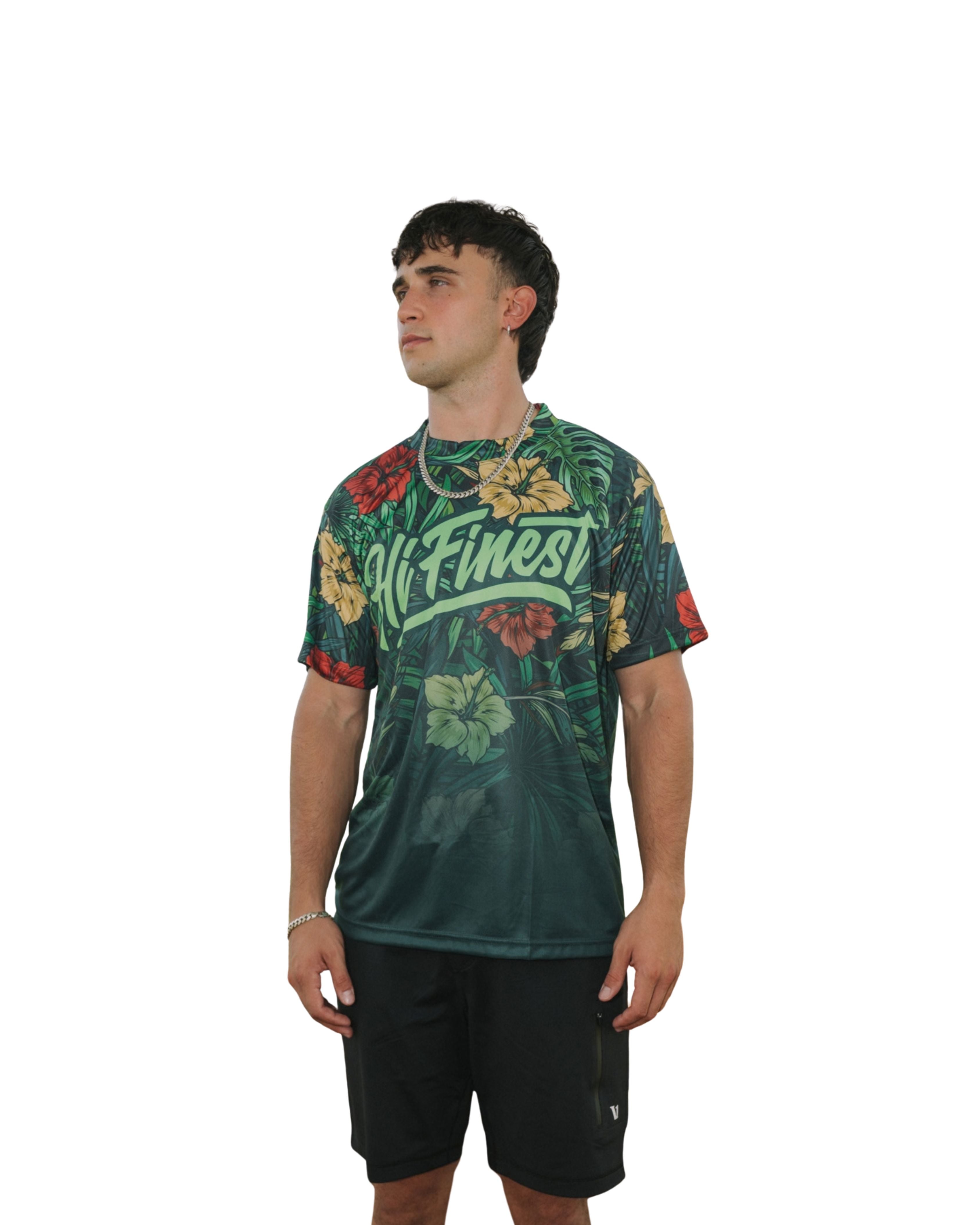 HIBISCUS DRI-FIT T-SHIRT Hawaii's Finest SMALL 