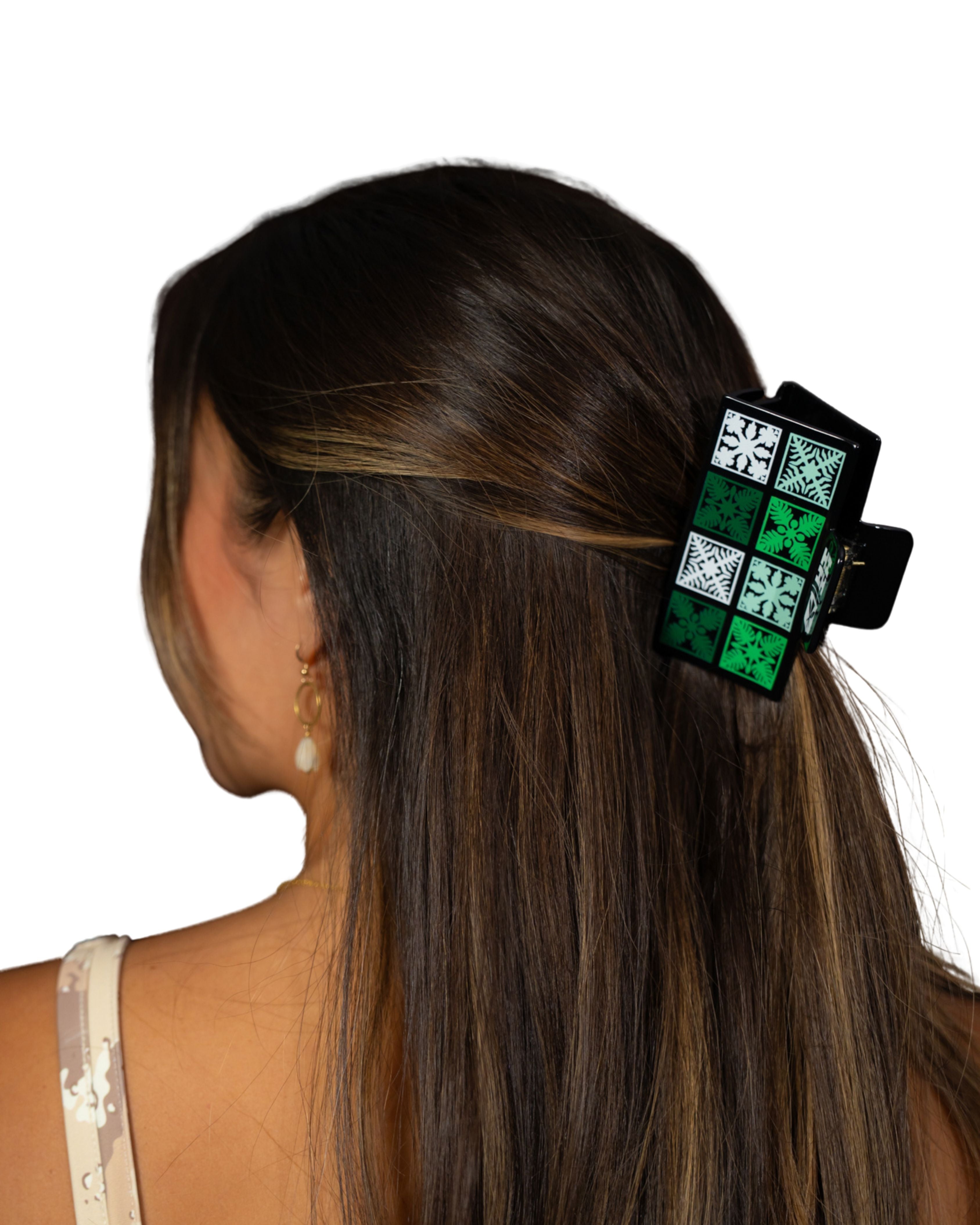 HIFI CLAW CLIPS Accessories Hawaii's Finest GREEN QUILT 