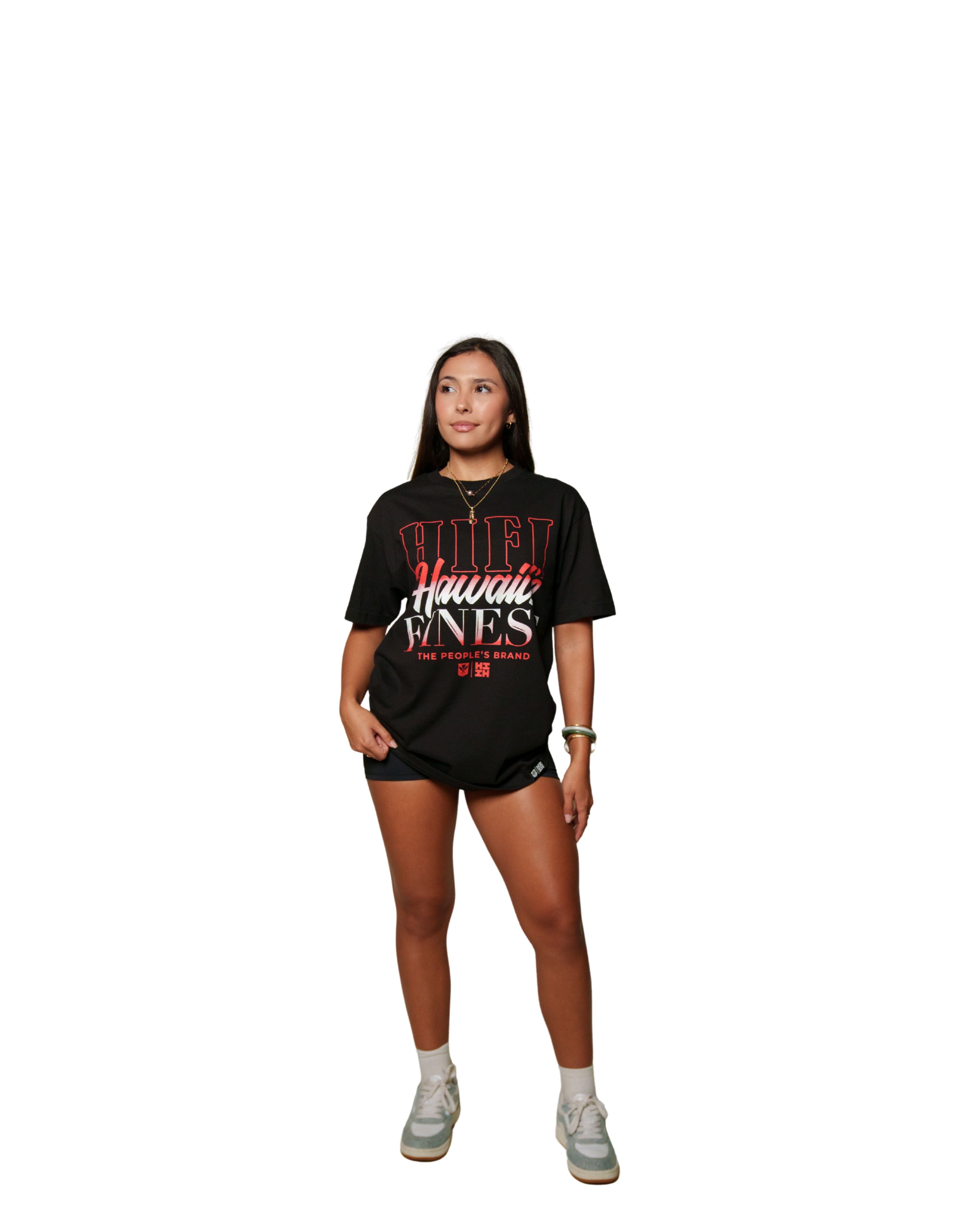 HIFI FADE RED T-SHIRT Shirts Hawaii's Finest 