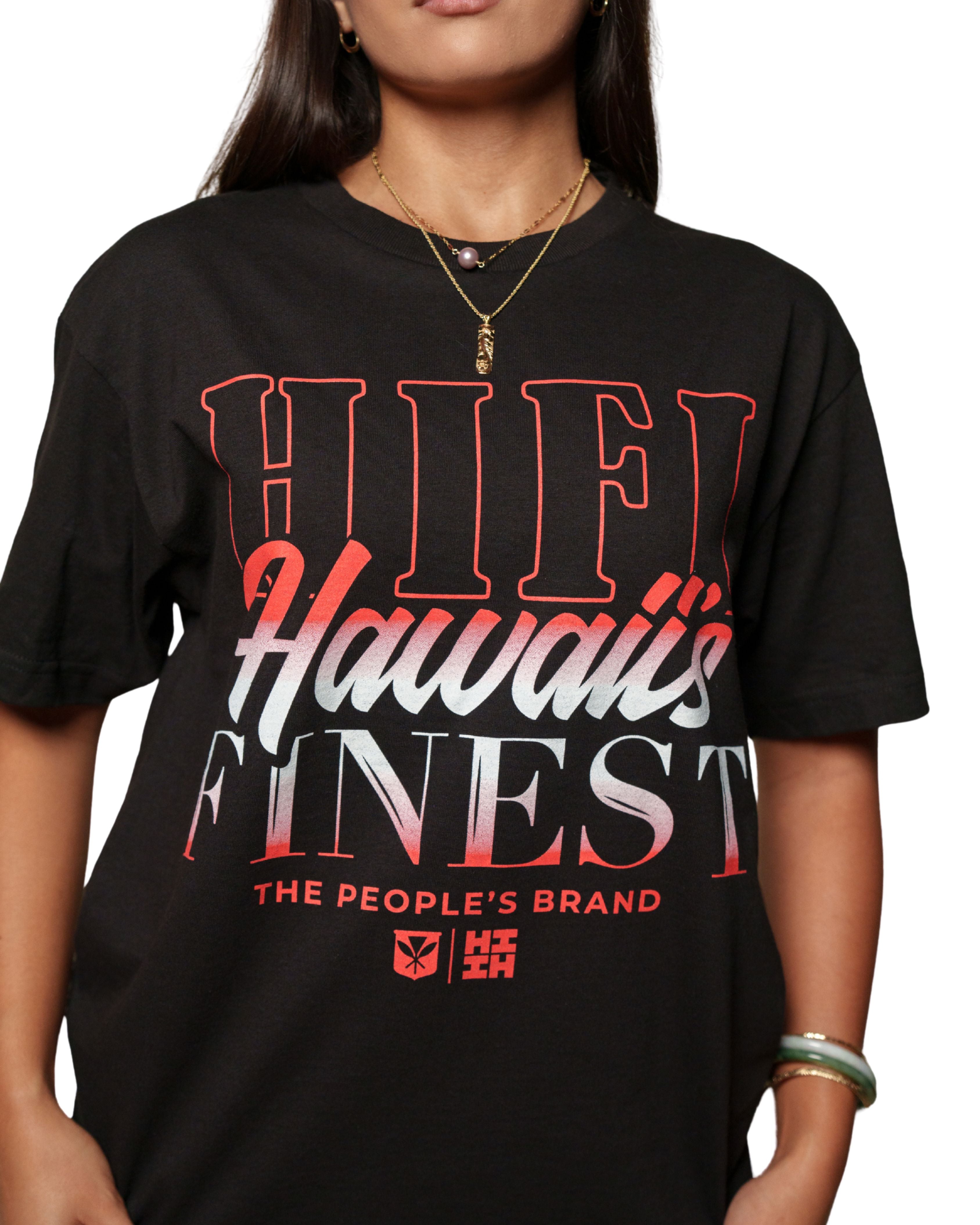 HIFI FADE RED T-SHIRT Shirts Hawaii's Finest 