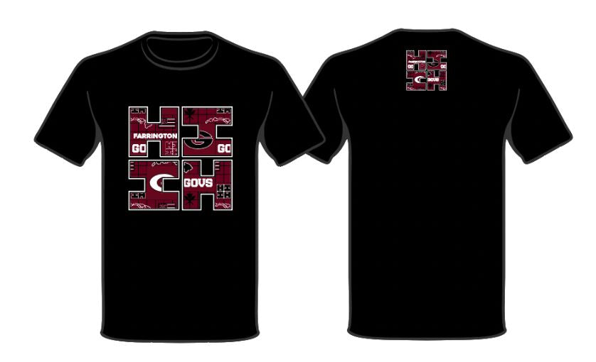 HIFI LOGO BLACK DRI-FIT T-SHIRT farrington-govs SMALL 