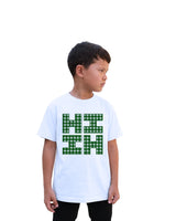 HIFI LOGO GREEN PALAKA KEIKI T-SHIRT