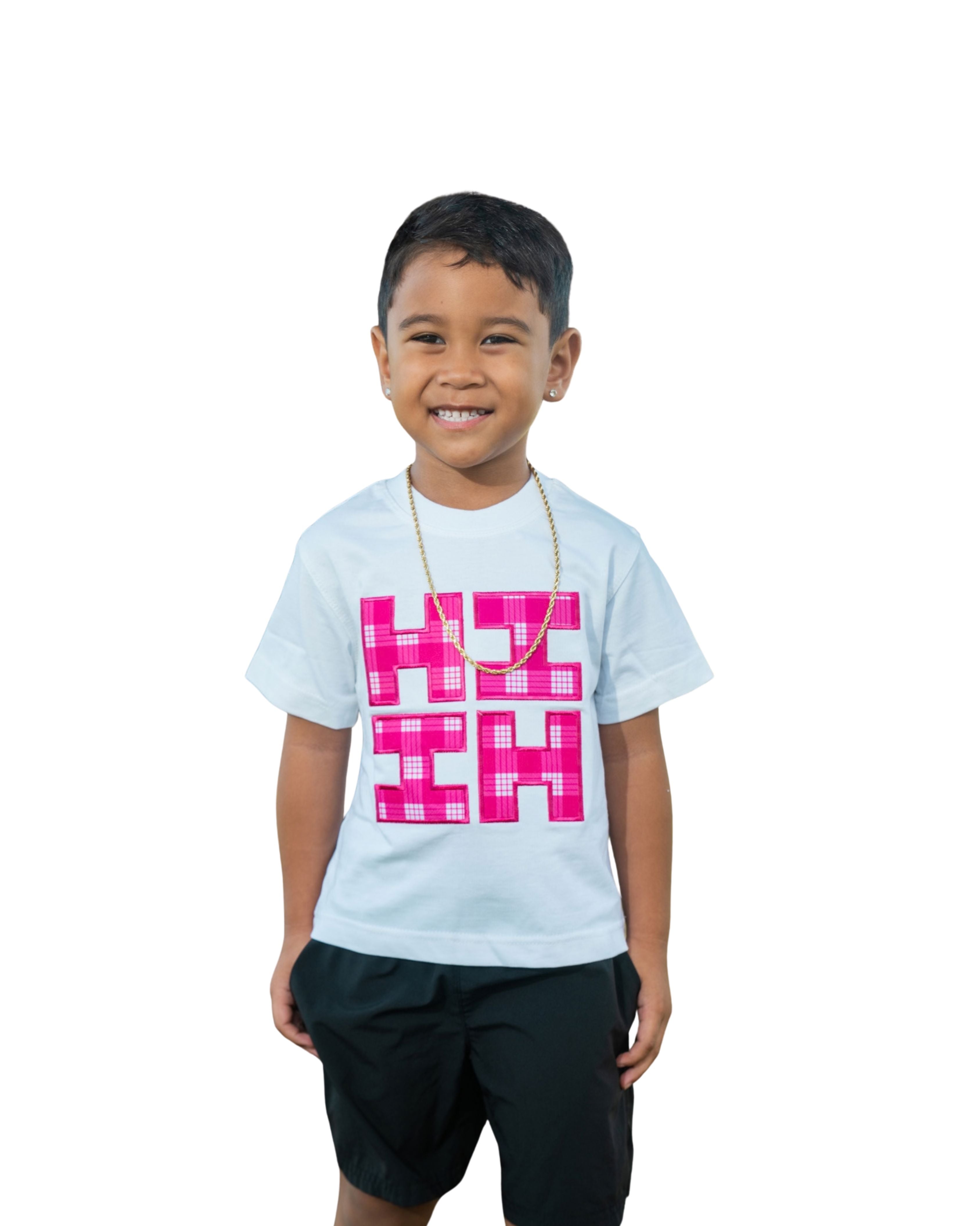 HIFI LOGO PINK PALAKA KEIKI T-SHIRT Shirts Hawaii's Finest XX-SMALL 