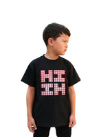 HIFI LOGO RED PALAKA KEIKI T-SHIRT
