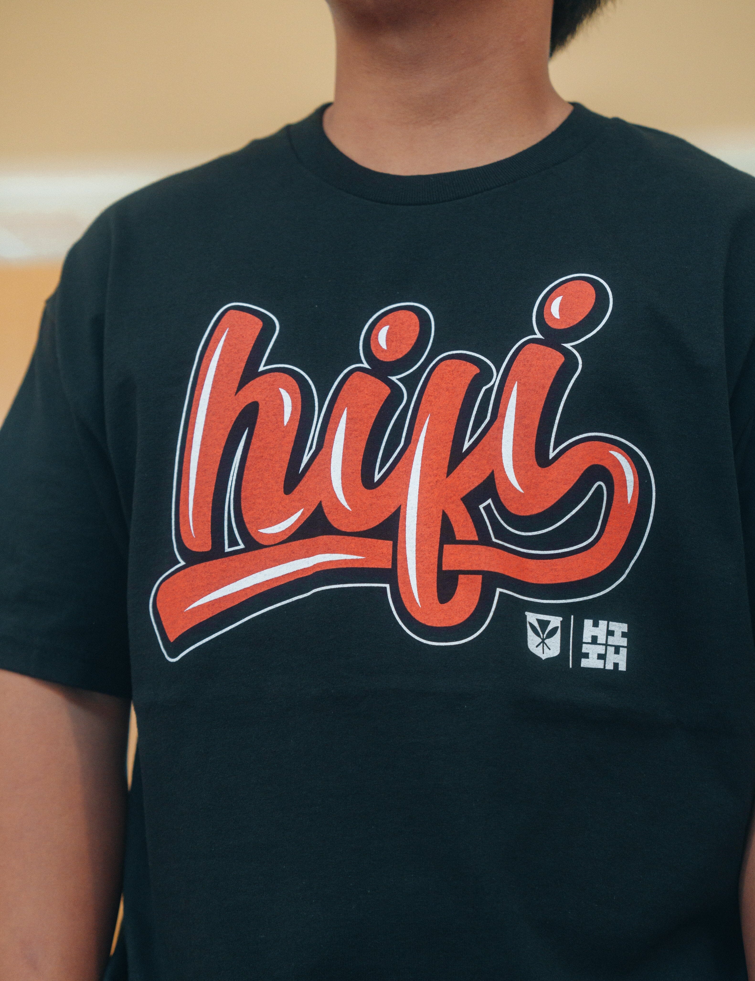 HIFI SCRIPT RED T-SHIRT Shirts Hawaii's Finest 