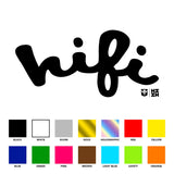 HIFI SCRIPT STICKERS (ALL SALES FINAL)