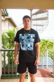 HILO BLUE T-SHIRT (ALL SALES FINAL) Shirts Hawaii's Finest SMALL 