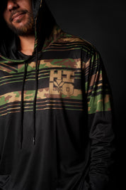 HILO CAMO FLAG LONGSLEEVE W/HOOD Jacket Hawaii's Finest 