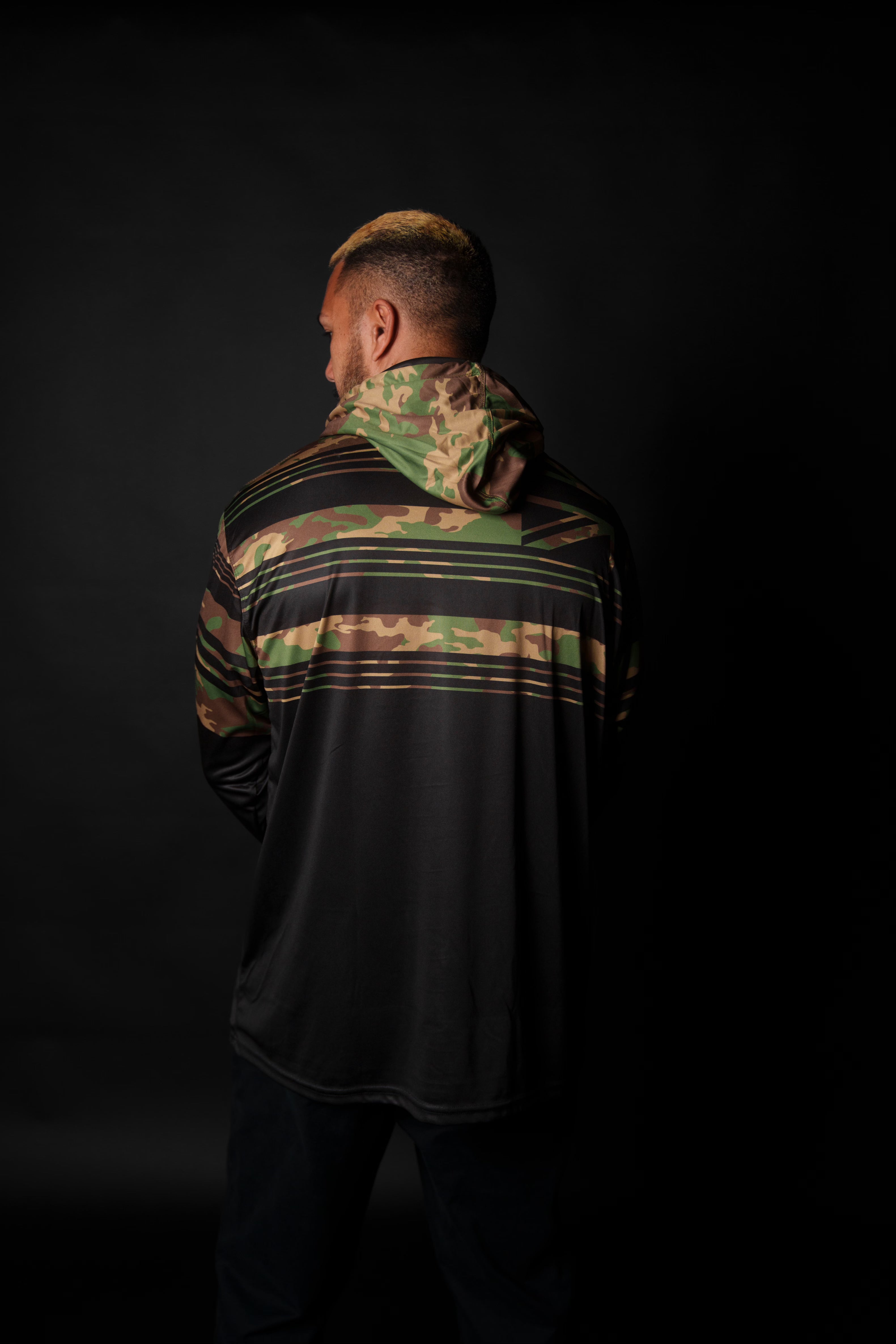 HILO CAMO FLAG LONGSLEEVE W/HOOD Jacket Hawaii's Finest 