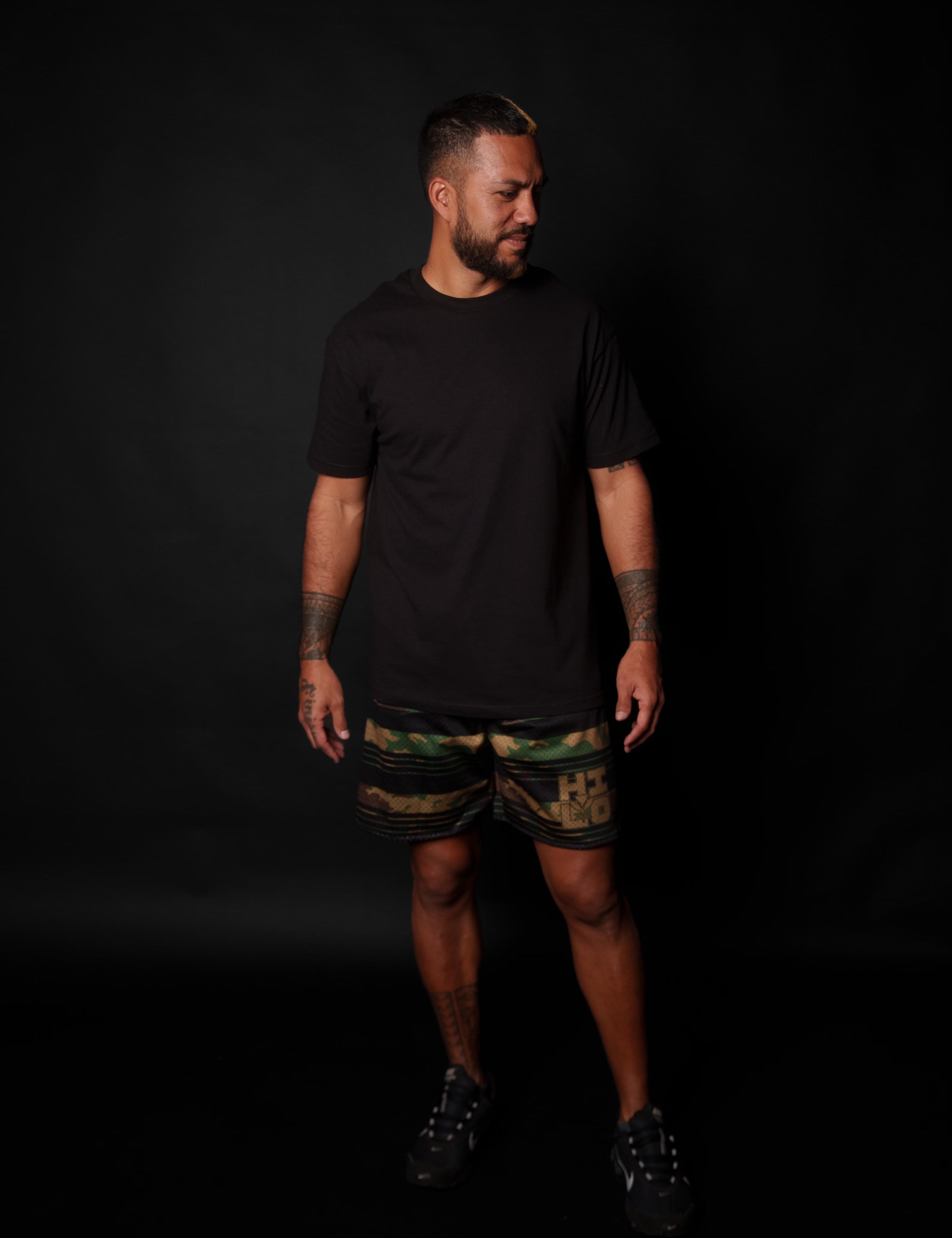 HILO CAMO FLAG MESH SHORTS Shorts Hawaii's Finest SMALL 