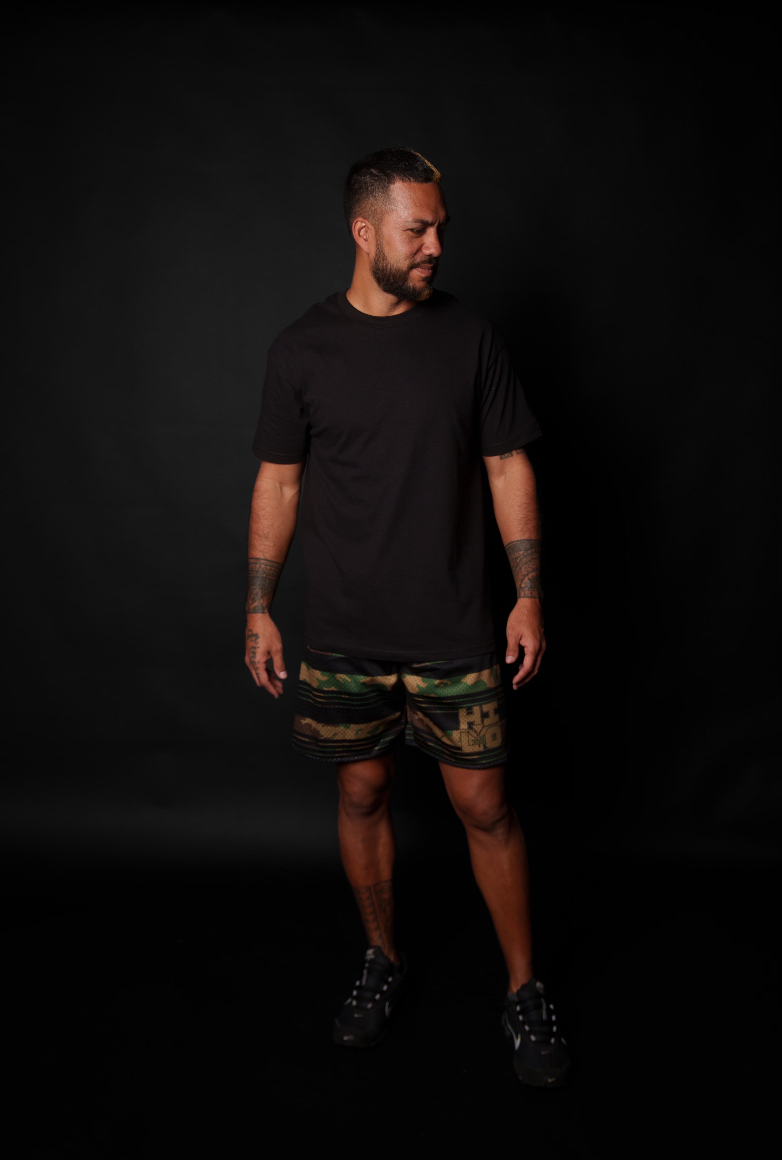 HILO CAMO FLAG MESH SHORTS Shorts Hawaii's Finest SMALL 