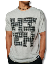 HOUNDSTOOTH CAMO GRAY T-SHIRT Shirts Hawaii's Finest 