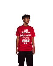 HTB HAWAIIAN RED T-SHIRT Shirts Hawaii's Finest MEDIUM 