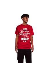 HTB HAWAIIAN RED T-SHIRT Shirts Hawaii's Finest MEDIUM 