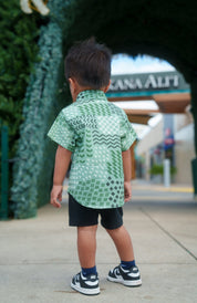 HUI KEIKI GREEN ALOHA SHIRT Shirts Hawaii's Finest 