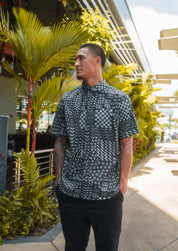 HUI MEN'S GRAY ALOHA SHIRT Shirts Hawaii's Finest 