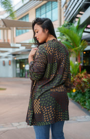 HUI WOMEN'S CAMO KIMONO Shirts Hawaii's Finest 