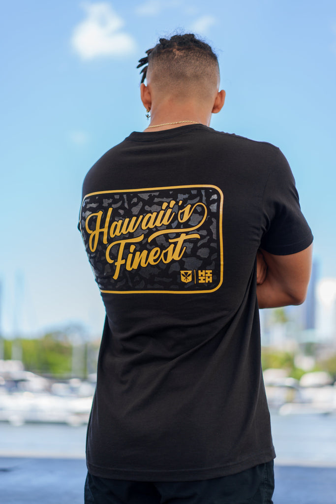 ISLAND FRAME GOLD T-SHIRT Shirts Hawaii's Finest 