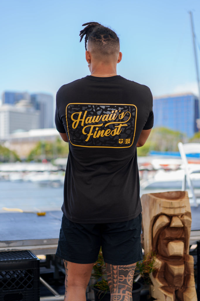 ISLAND FRAME GOLD T-SHIRT Shirts Hawaii's Finest 