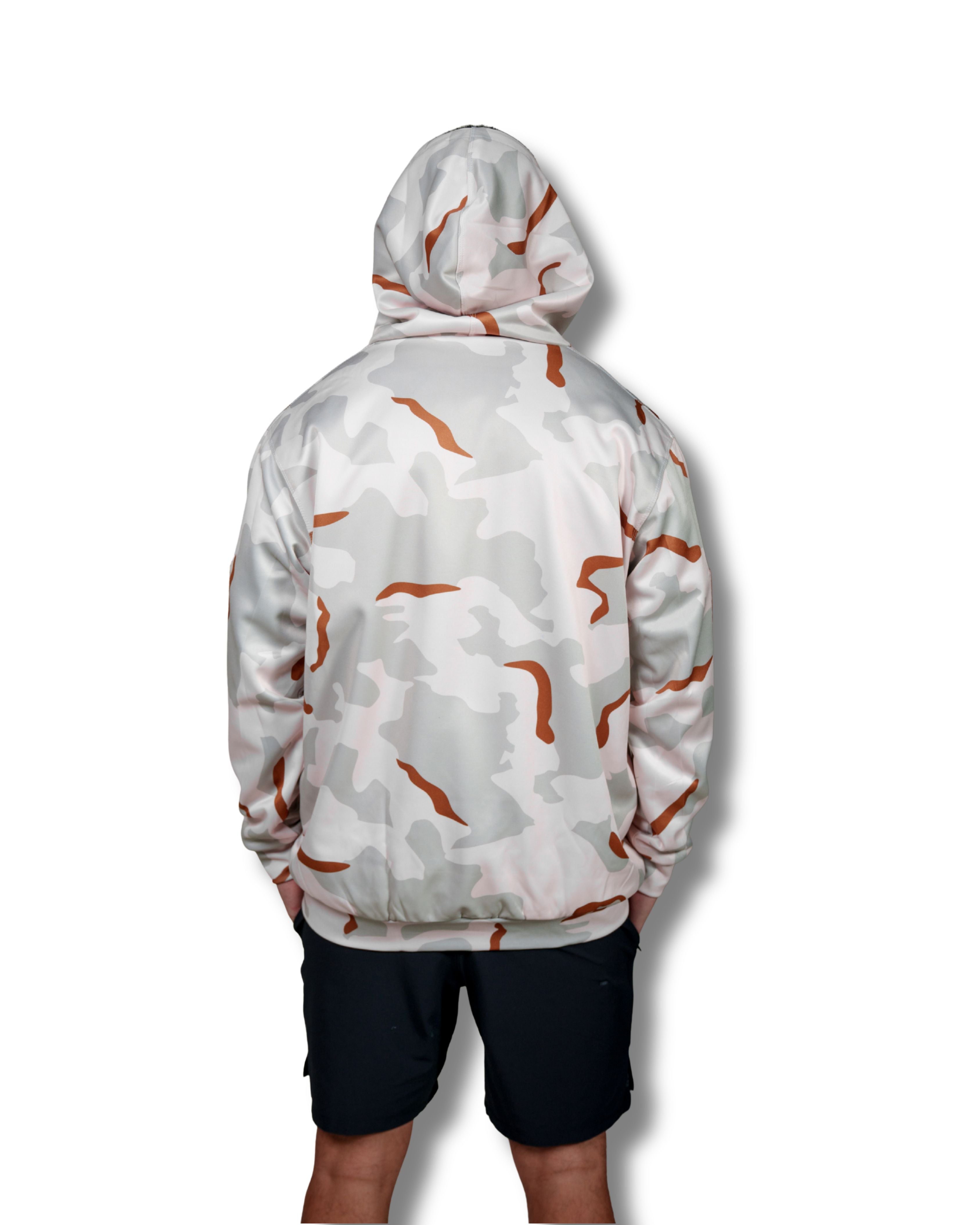 JUMBO DESERT CAMO HOODED BOMBER JACKET Jacket Hawaii's Finest 