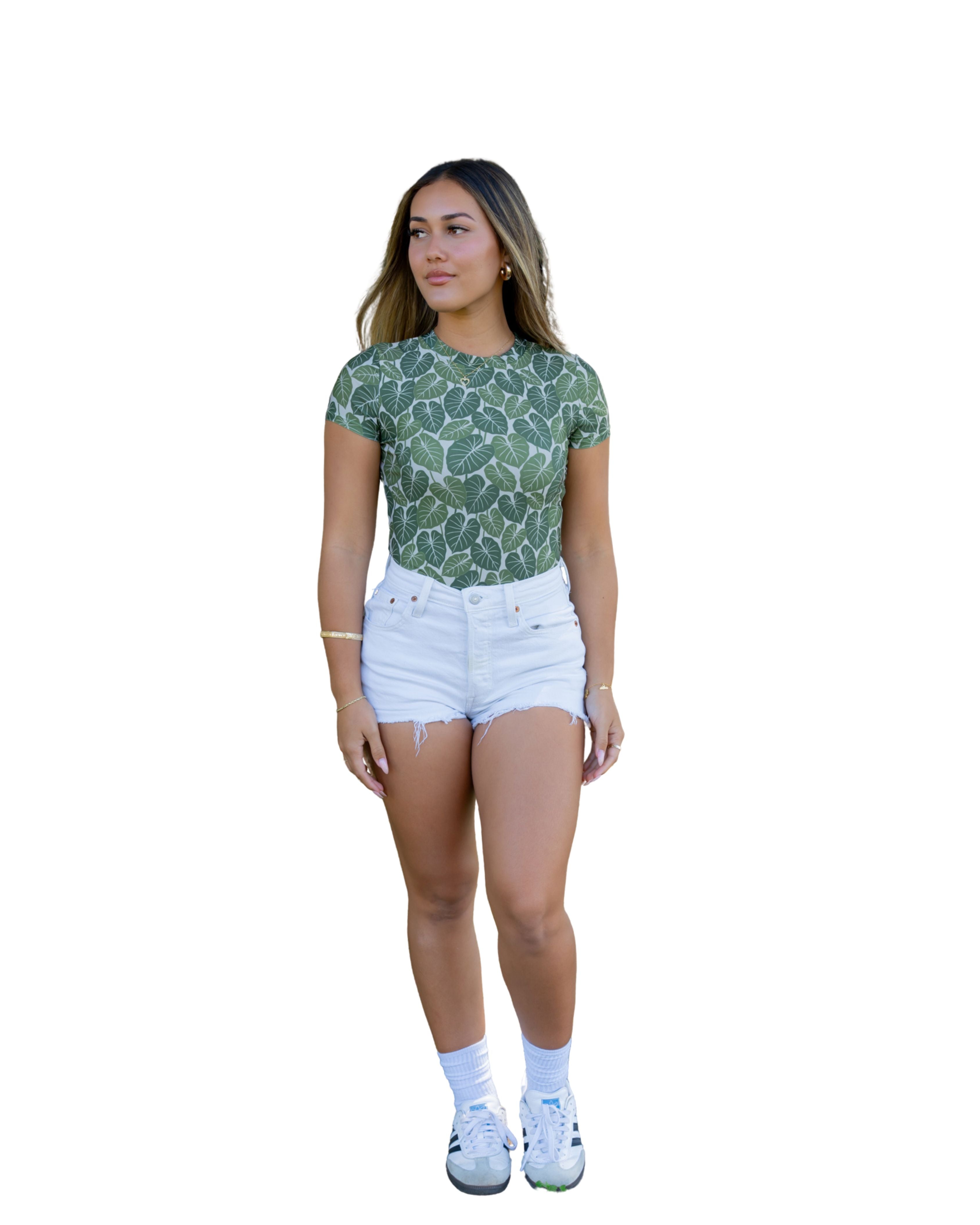KALO BOMB WOMEN'S BODYSUIT Shirts Hawaii's Finest X-SMALL 