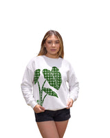 KALO GREEN PALAKA NECK SWEATER