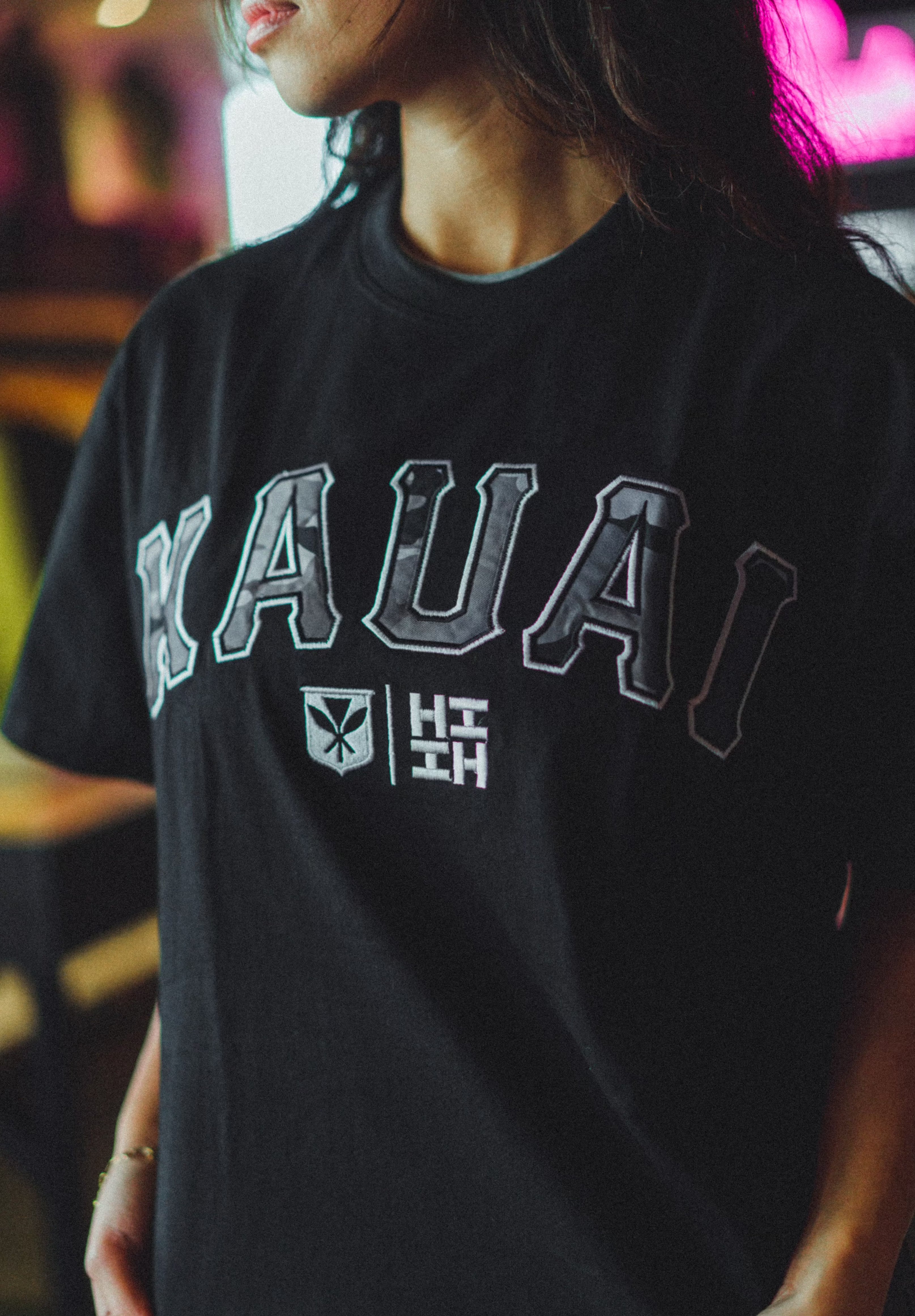 KAUAI GRAY CAMO T-SHIRT Shirts Hawaii's Finest SMALL 