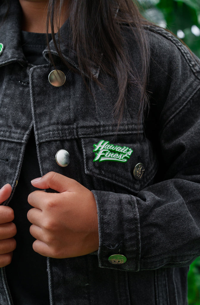 KEIKI BLACK DENIM JACKET Jacket Hawaii's Finest 