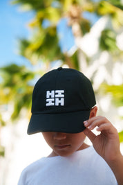 KEIKI BLACK & WHITE HIFI LOGO CAP Hat Hawaii's Finest 