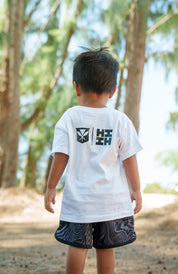 KEIKI BRUSH TYPE BW T-SHIRT Shirts Hawaii's Finest 