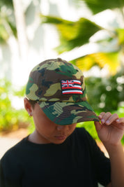 KEIKI CAMO FLAG CAP Hat Hawaii's Finest 