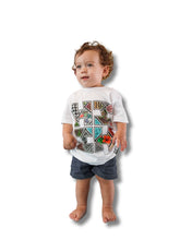 KEIKI COLLAGE TILE LOGO WHITE T-SHIRT Shirts Hawaii's Finest 