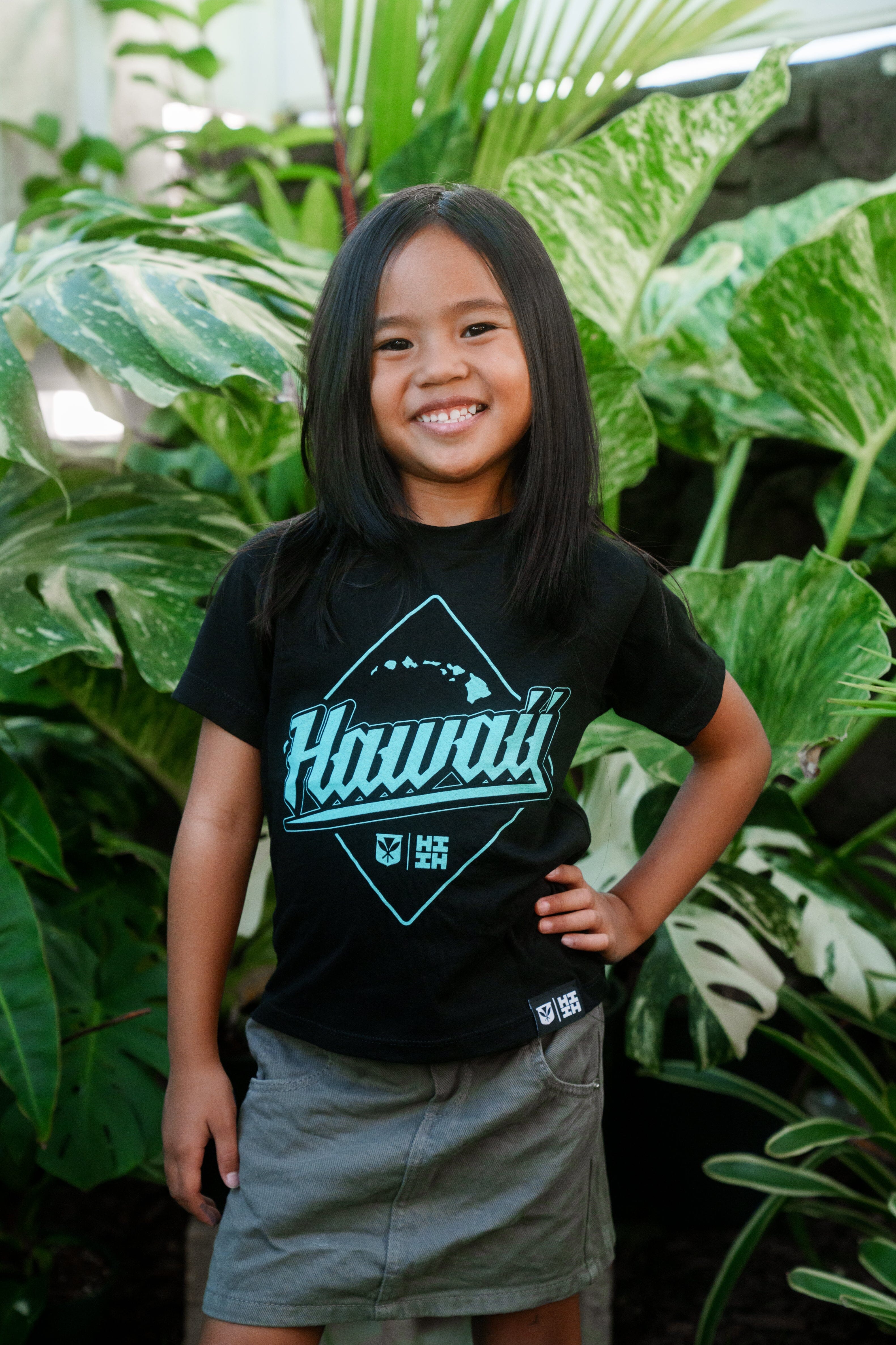 KEIKI HAWAII DIAMOND MINT T-SHIRT Shirts Hawaii's Finest XX-SMALL 