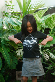 KEIKI HAWAII DIAMOND WHITE T-SHIRT Shirts Hawaii's Finest 