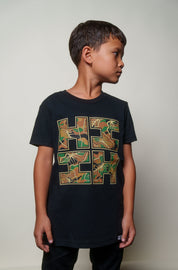 KEIKI KALO CAMO LOGO WOODLAND T-SHIRT Shirts Hawaii's Finest 