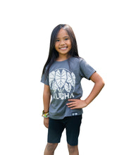 KEIKI KALOHA GRAY T-SHIRT Shirts Hawaii's Finest XX-SMALL 
