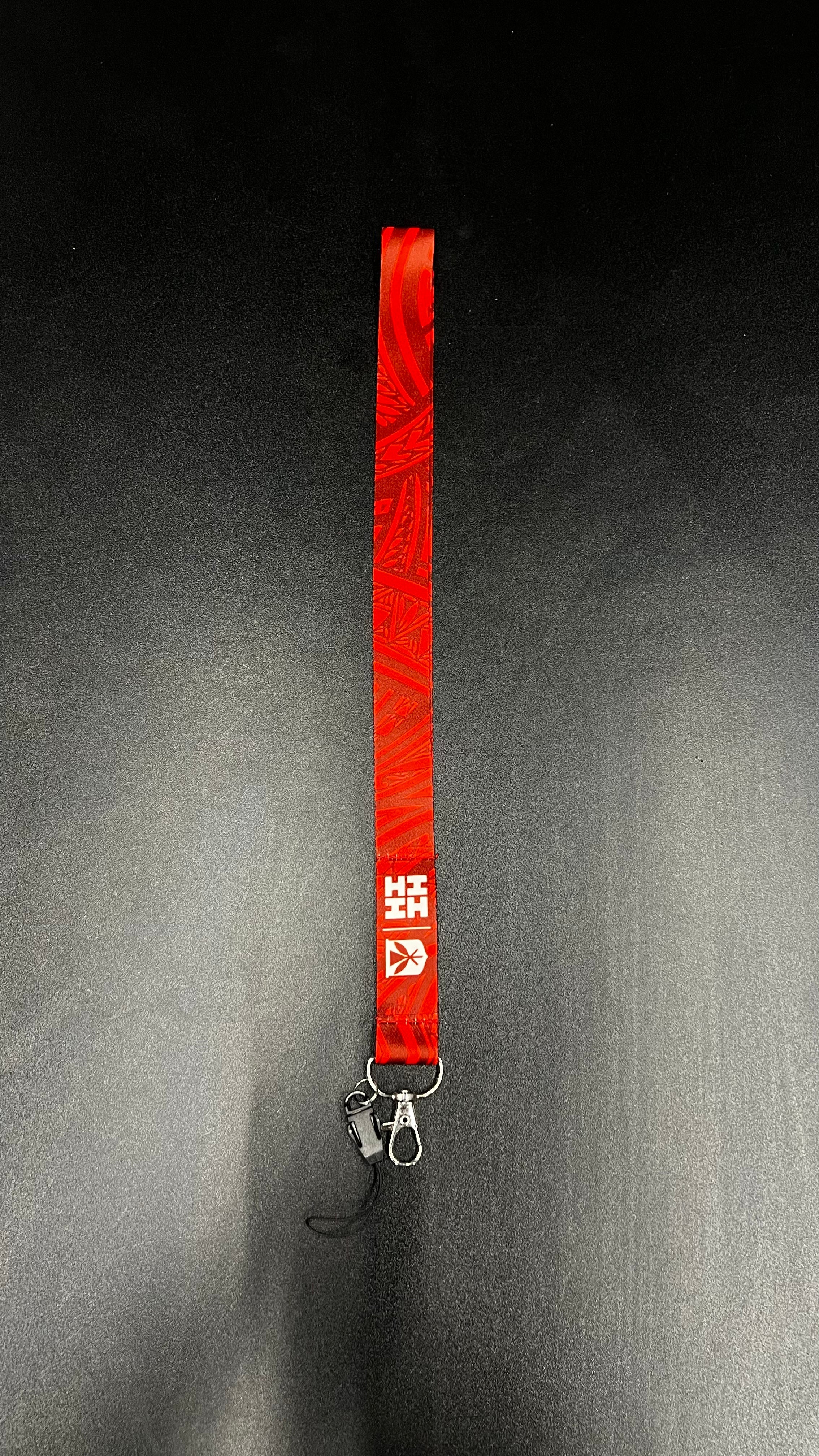 KEIKI LANYARDS Lanyard Hawaii's Finest RED TRIBAL 