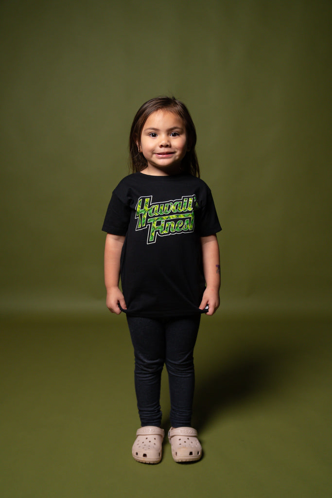 KEIKI LAUHALA SCRIPT GREEN T-SHIRT Shirts Hawaii's Finest 