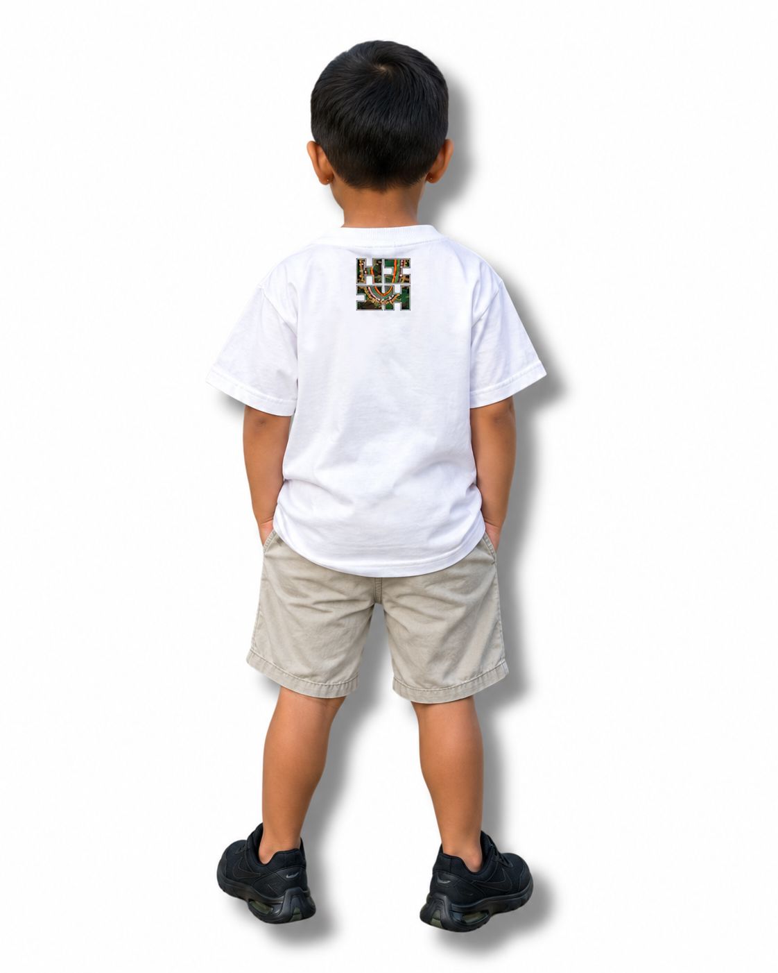 KEIKI LEI CAMO LOGO WHITE T-SHIRT Shirts Hawaii's Finest 