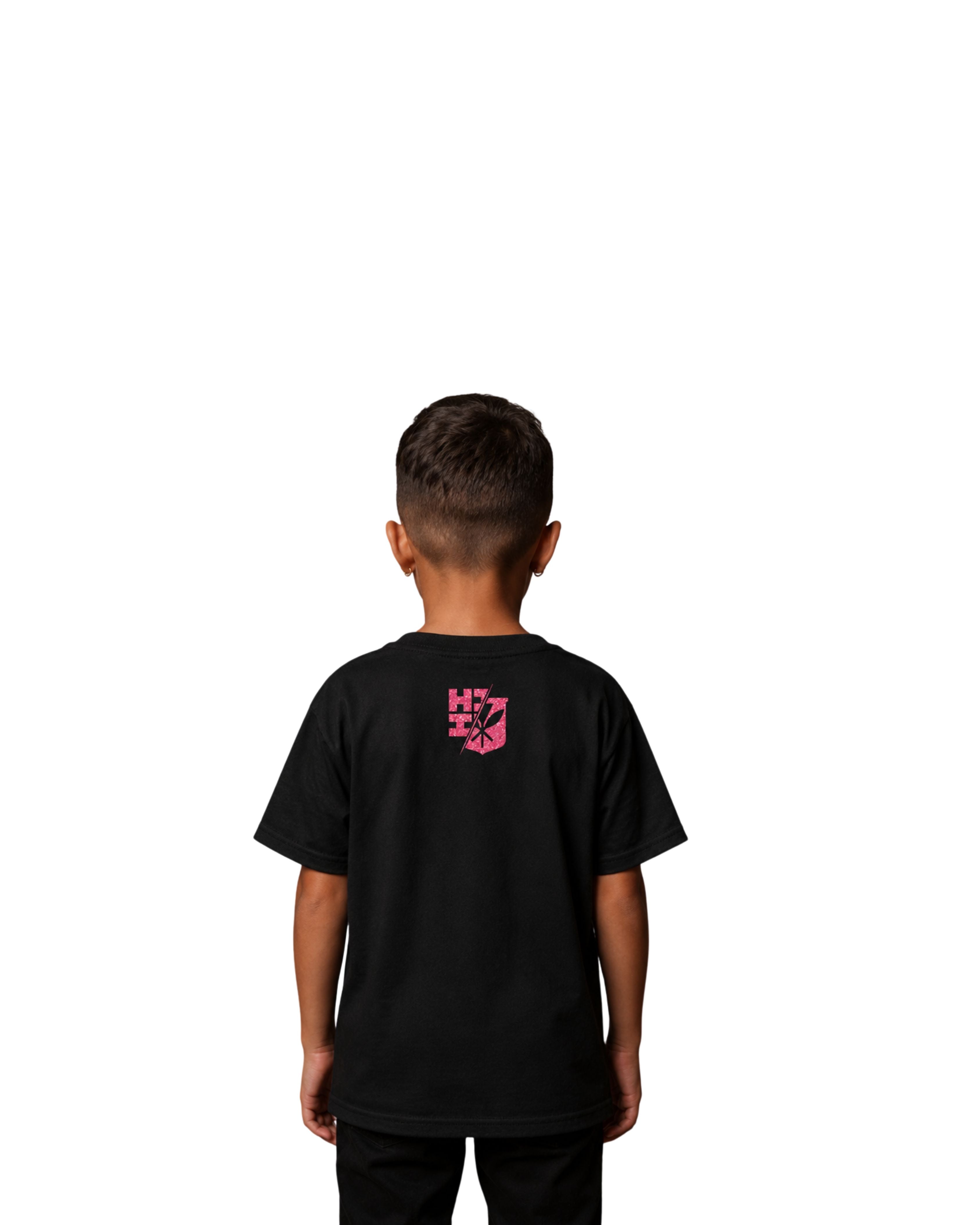 KEIKI LEI FRAME PINK SHIMMER T-SHIRT Shirts Hawaii's Finest 