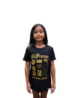 KEIKI LOGO COLLAGE GOLD T-SHIRT