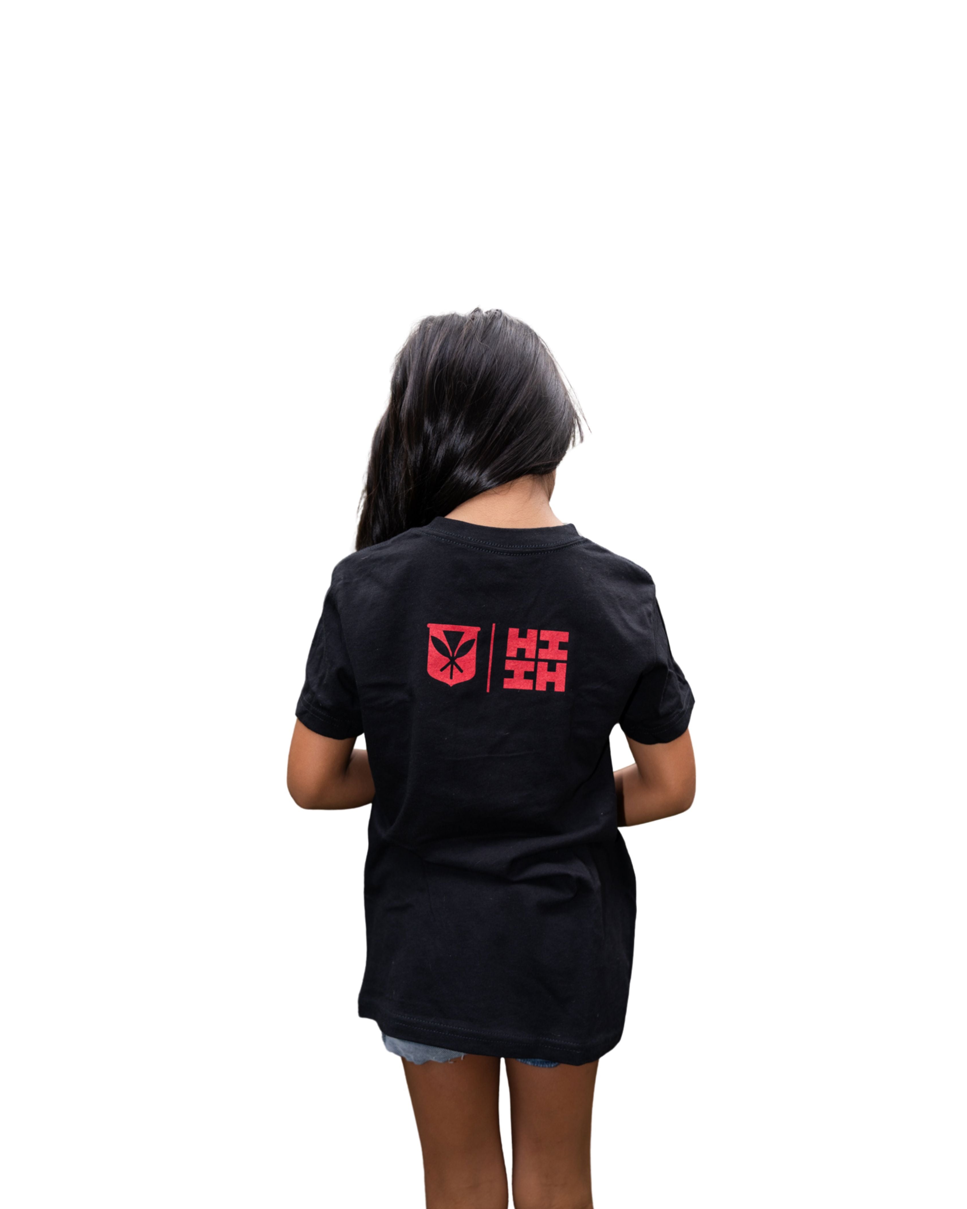 KEIKI LOGO COLLAGE RED T-SHIRT Shirts Hawaii's Finest 