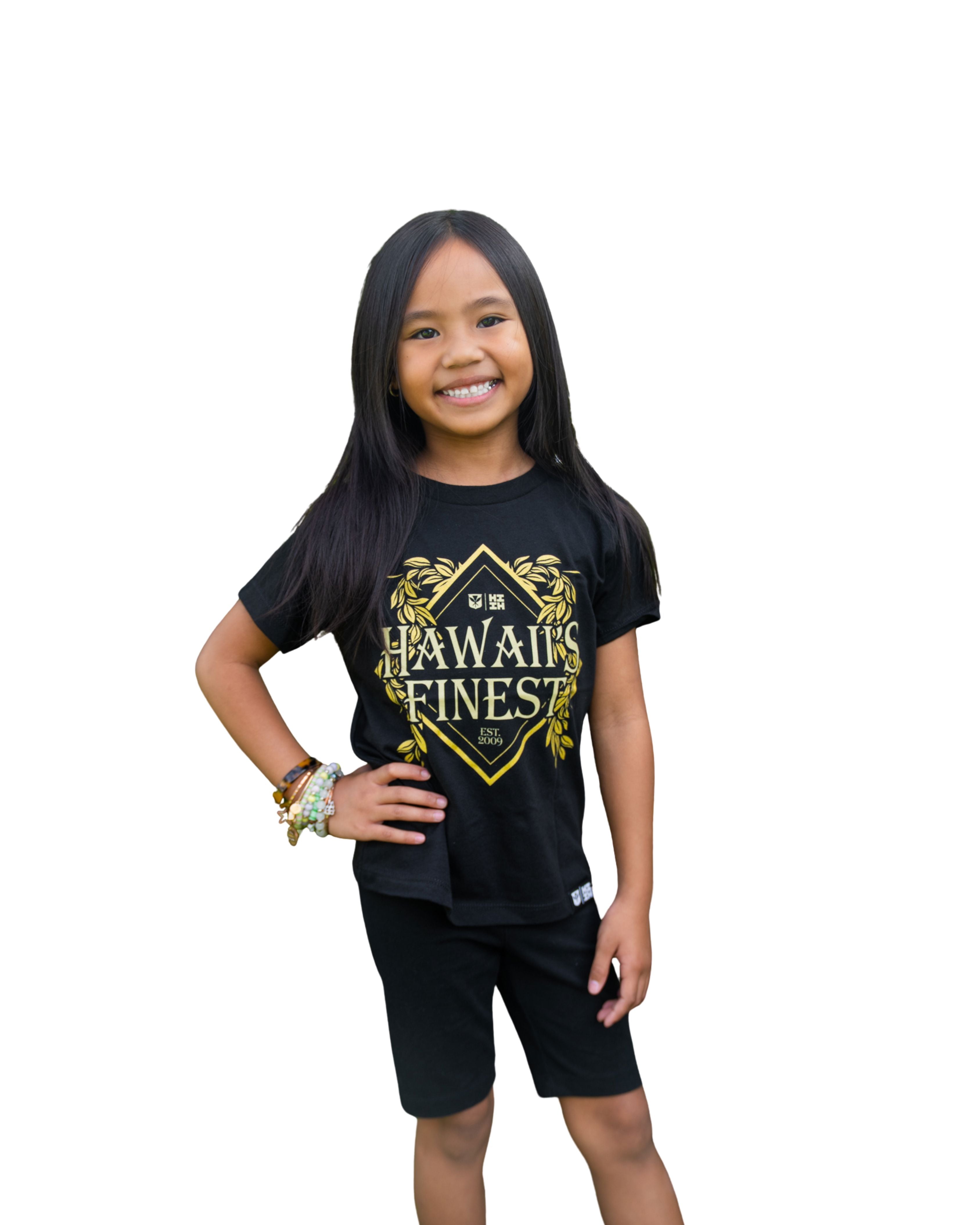 KEIKI MAILE DIAMOND GOLD T-SHIRT Shirts Hawaii's Finest XX-SMALL 