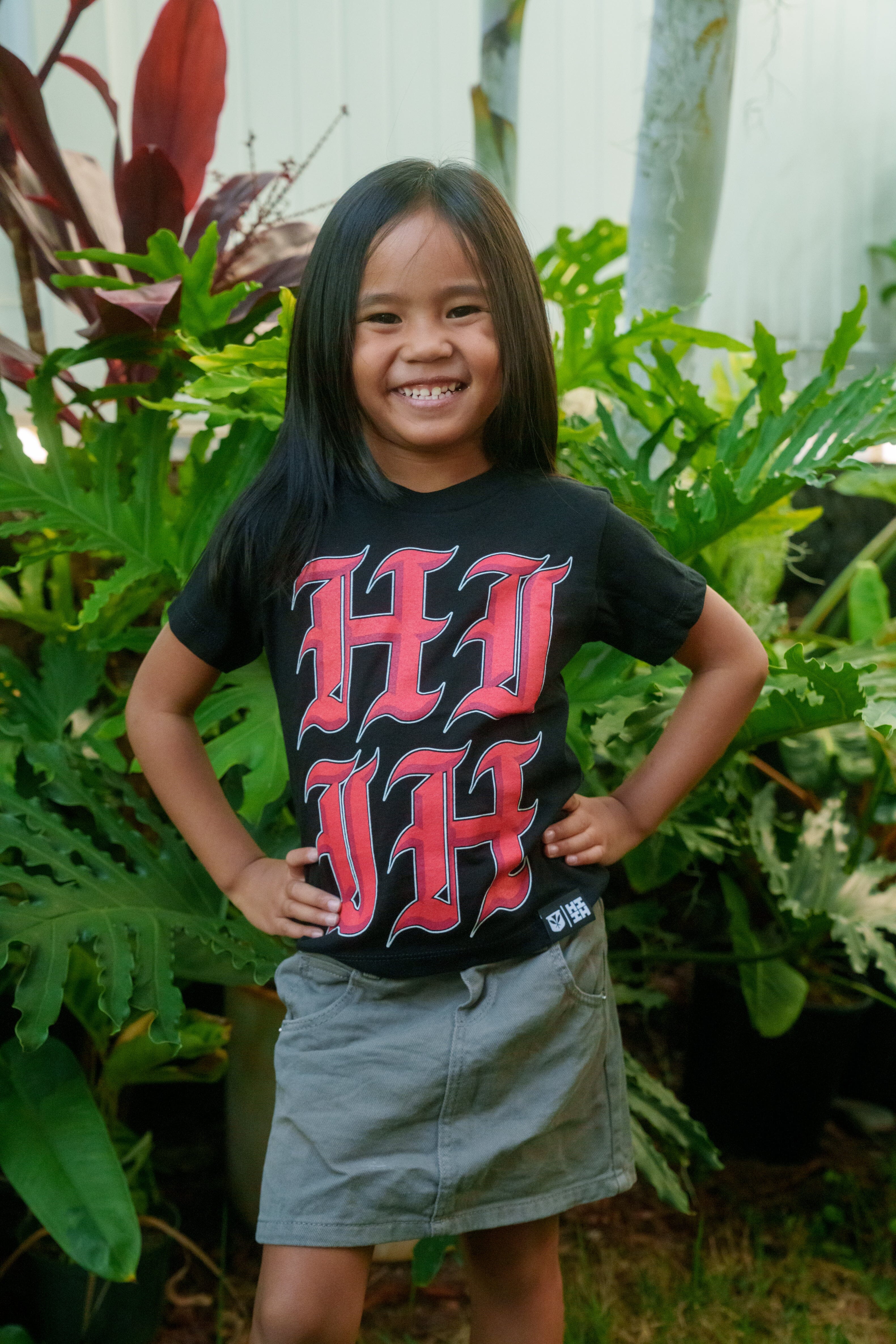 KEIKI OE LOGO RED T-SHIRT Shirts Hawaii's Finest 