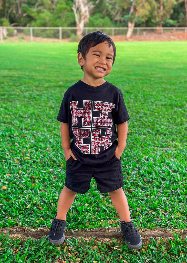 KEIKI PALAKA BOMB RED T-SHIRT Shirts Hawaii's Finest XX-SMALL 