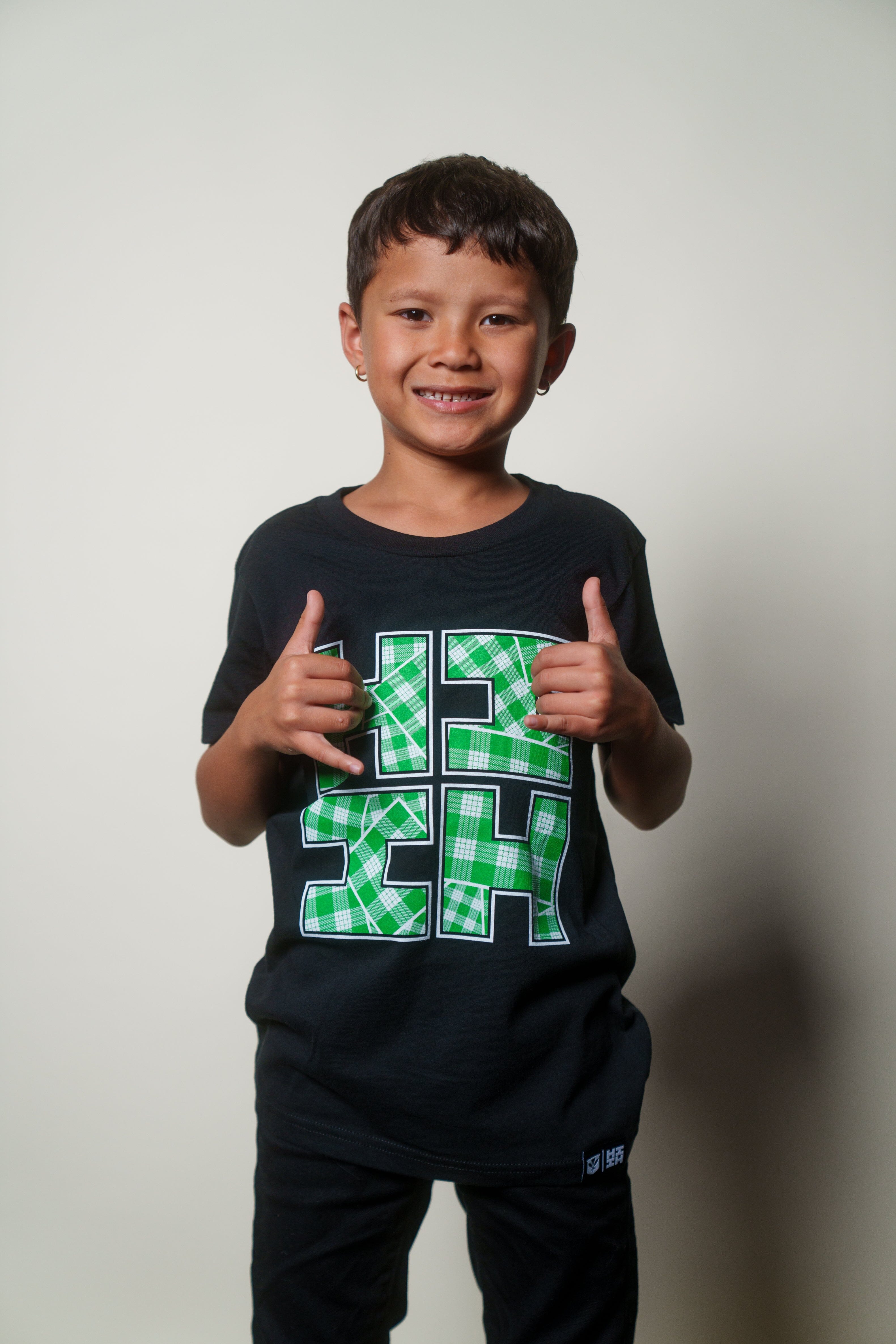 KEIKI PALAKA TILE LOGO GREEN T-SHIRT Shirts Hawaii's Finest 