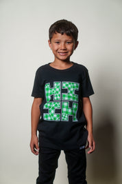 KEIKI PALAKA TILE LOGO GREEN T-SHIRT Shirts Hawaii's Finest XX-SMALL 