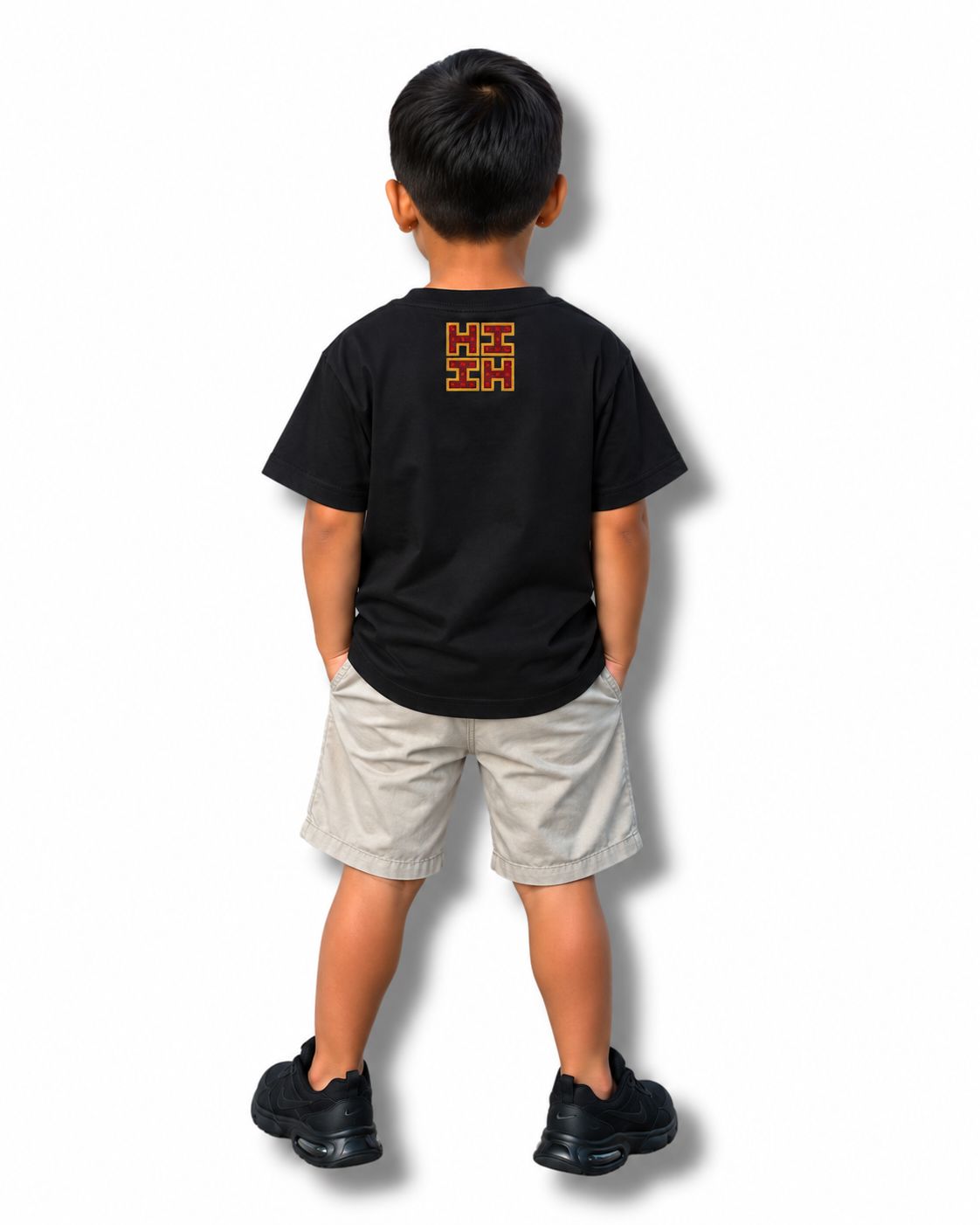 KEIKI QUILT LOGO BLACK T-SHIRT Shirts Hawaii's Finest 