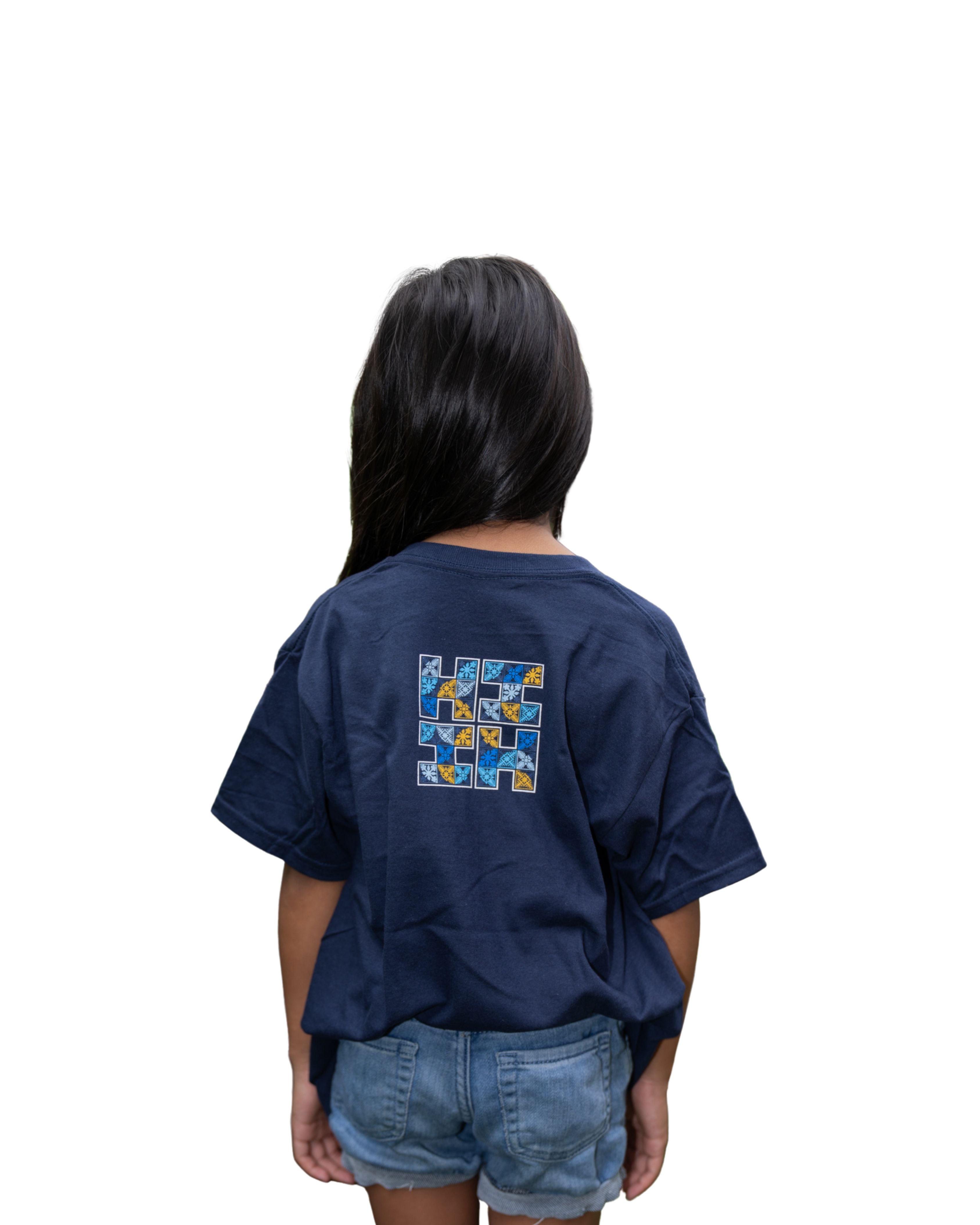 KEIKI QUILT LOGO NAVY T-SHIRT Shirts Hawaii's Finest 