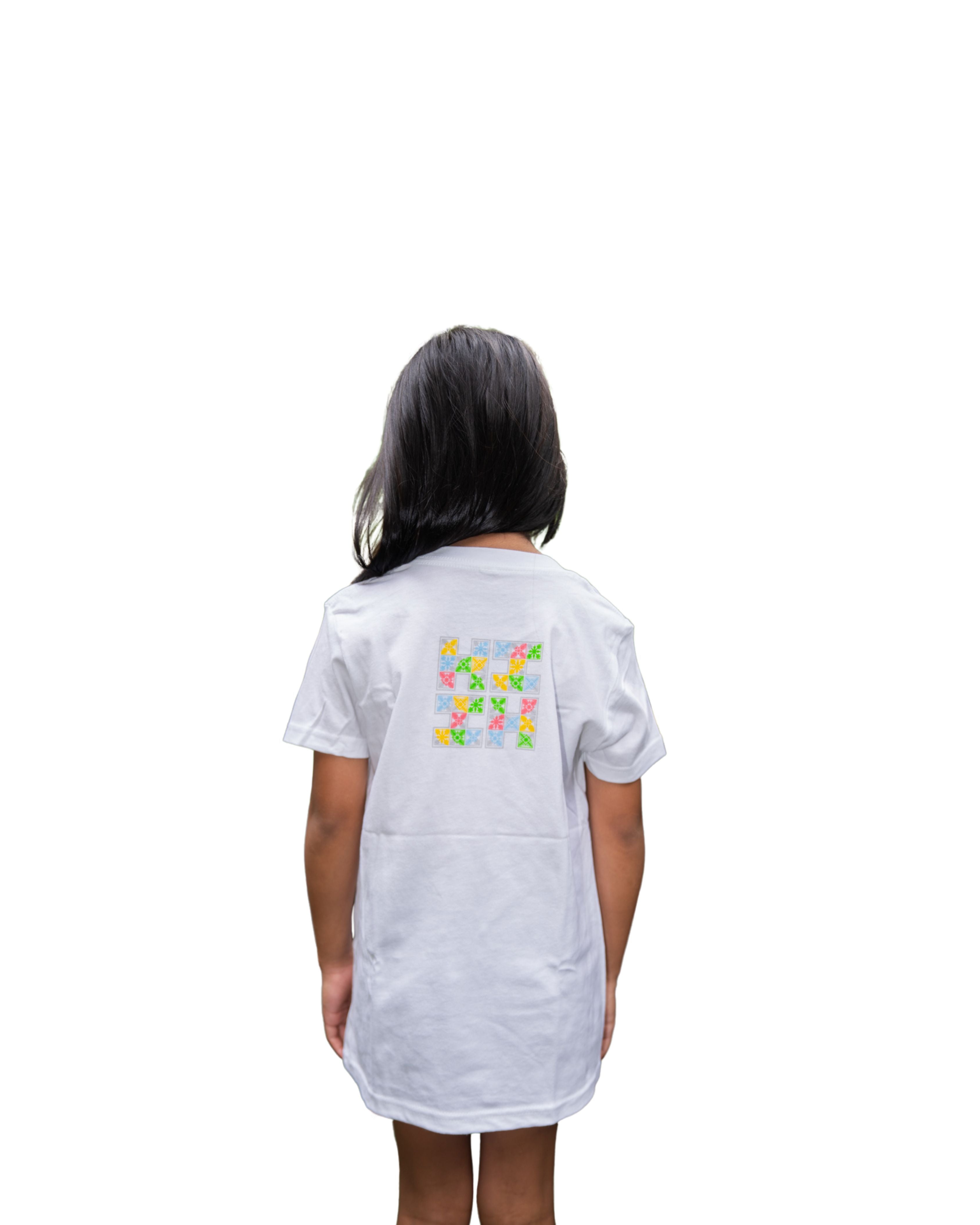 KEIKI QUILT LOGO WHITE T-SHIRT Shirts Hawaii's Finest 